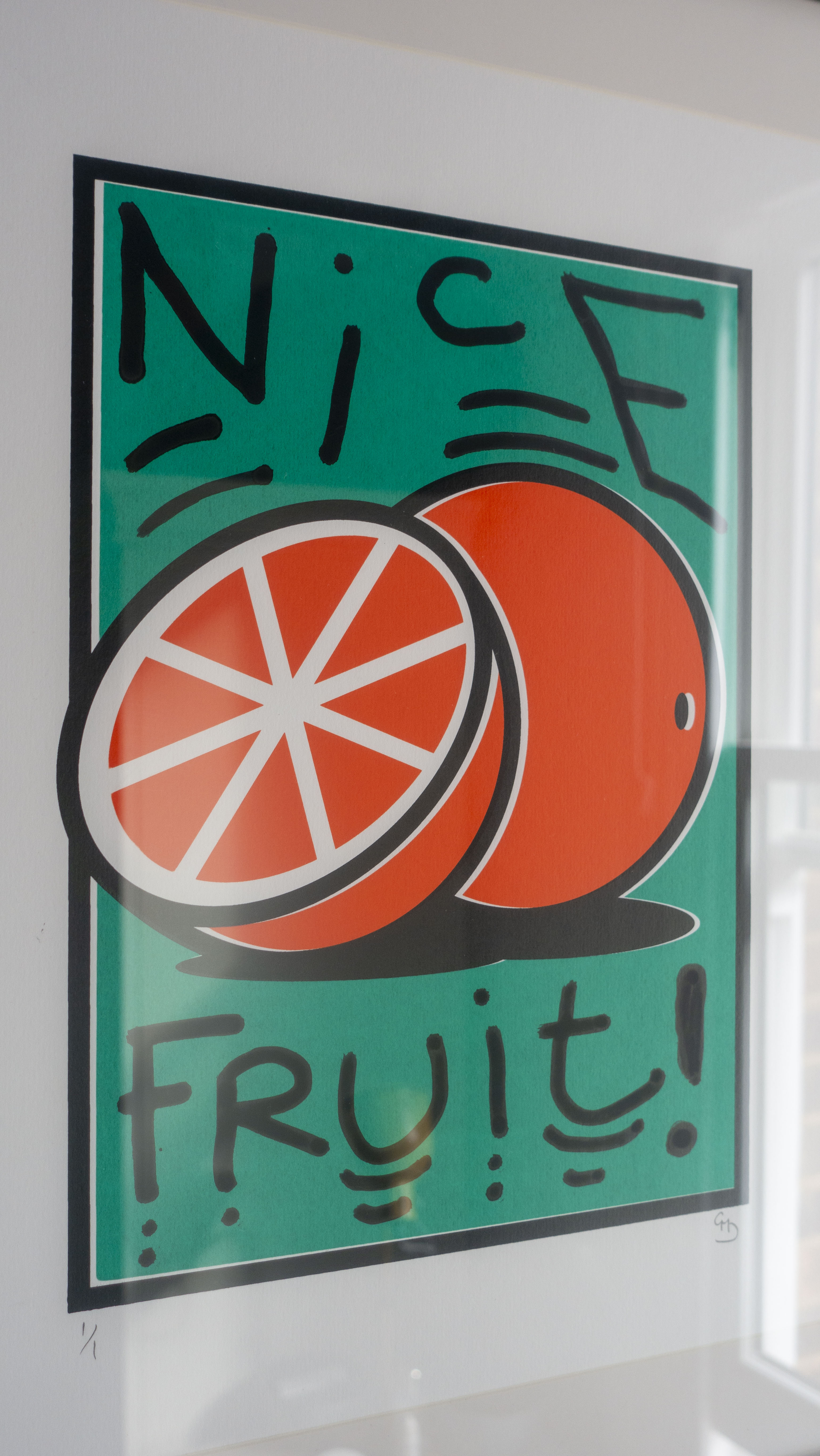 Nice Fruit - A Framed and Original One-off Artwork from Bravespears