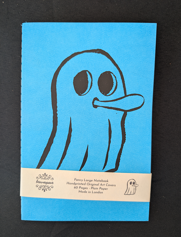 Large Notebooks/Various Designs lined paper and Hand Printed Covers