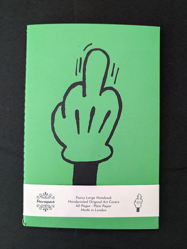 Large Notebooks/Various Designs lined paper and Hand Printed Covers