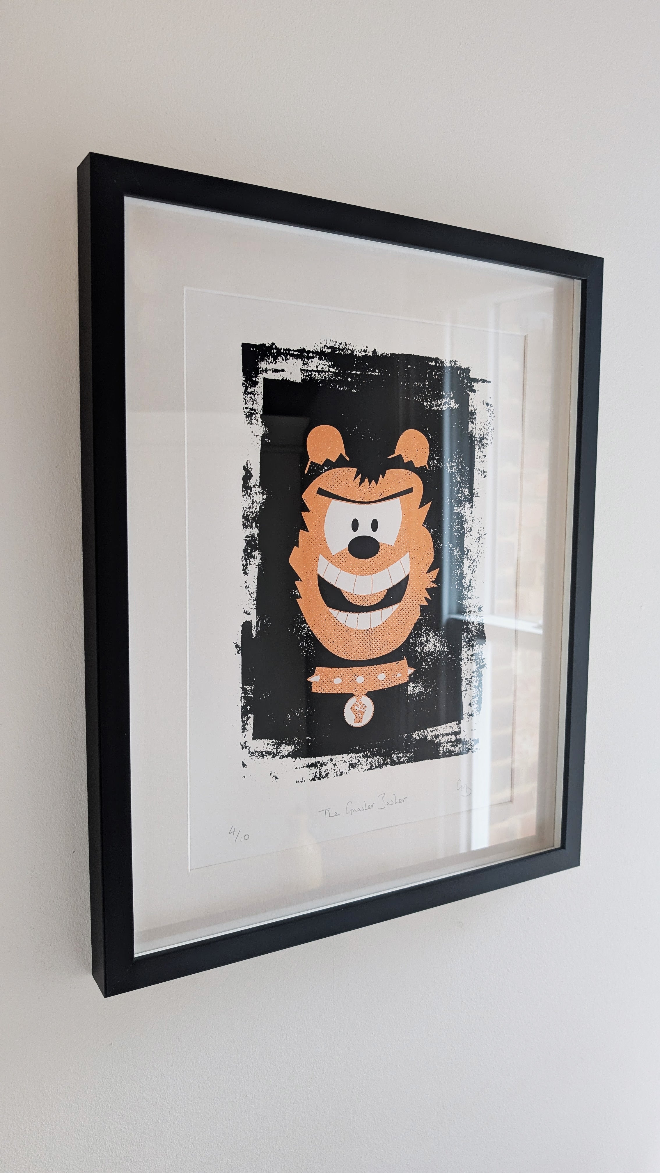 The Gnasher Basher – Satirical Pop Art Screen Print by Gerard McDonagh (Limited Edition of 10)