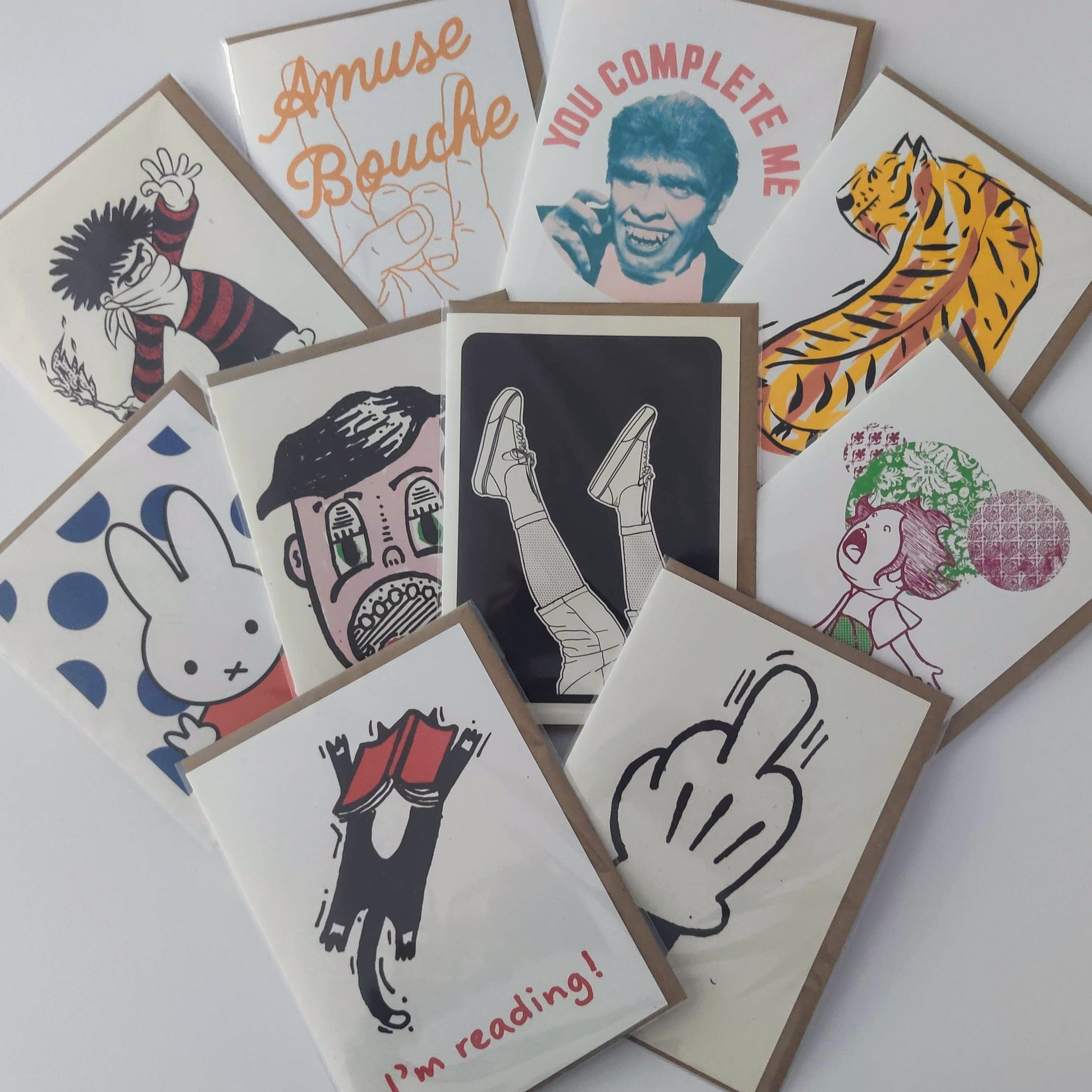 Greeting Cards with original art by Gerard McDonagh / Various Designs