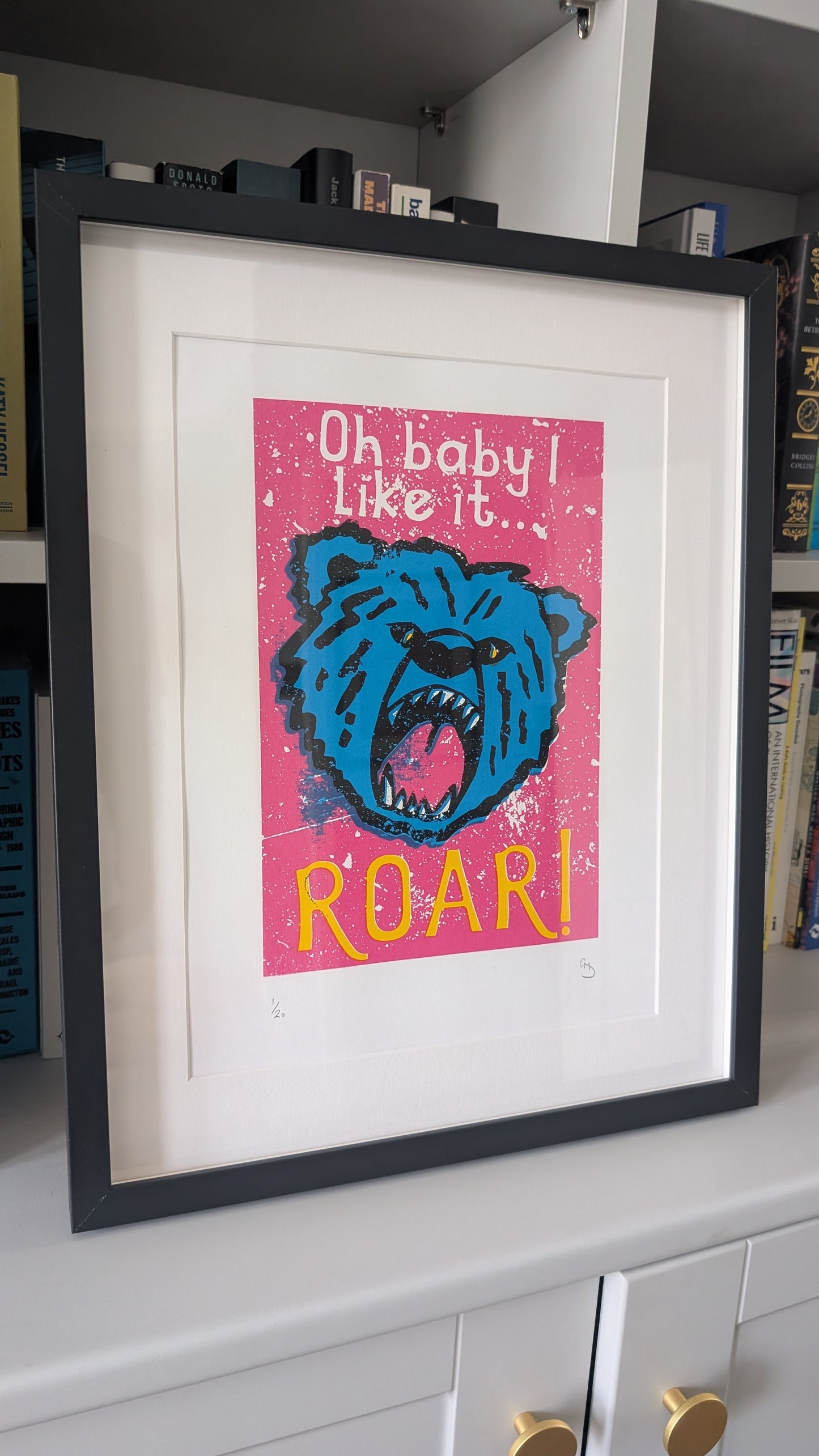 Roar - Limited edition print. 35 x 50cm. Original Art by Bravespears