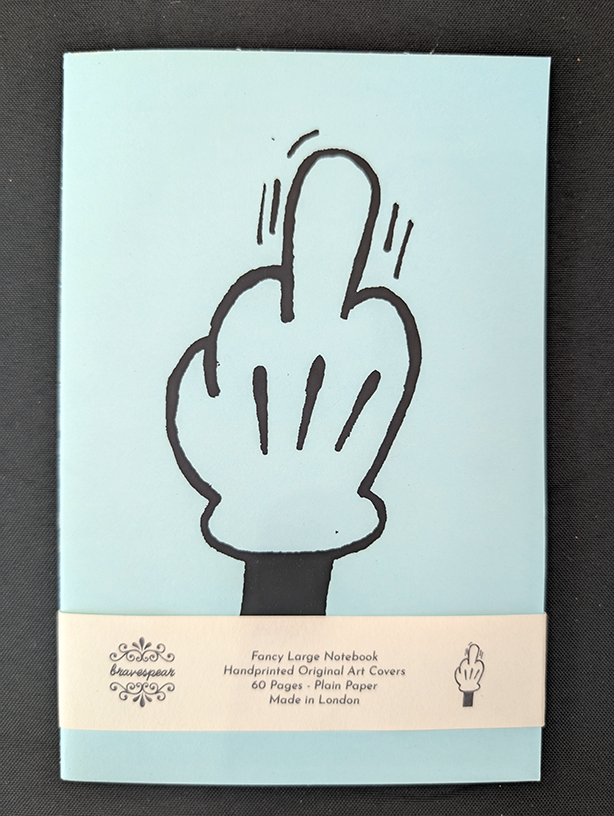 Large Notebooks/Various Designs lined paper and Hand Printed Covers