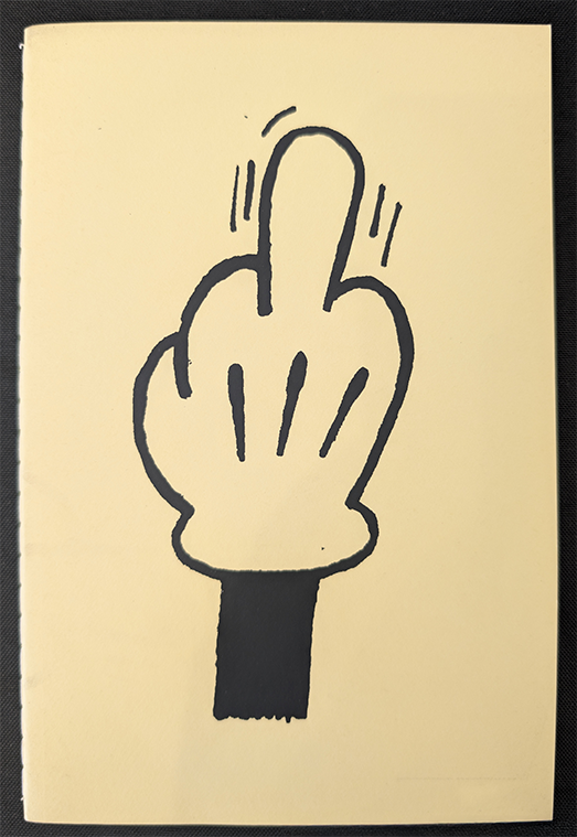 Large Notebooks/Various Designs lined paper and Hand Printed Covers