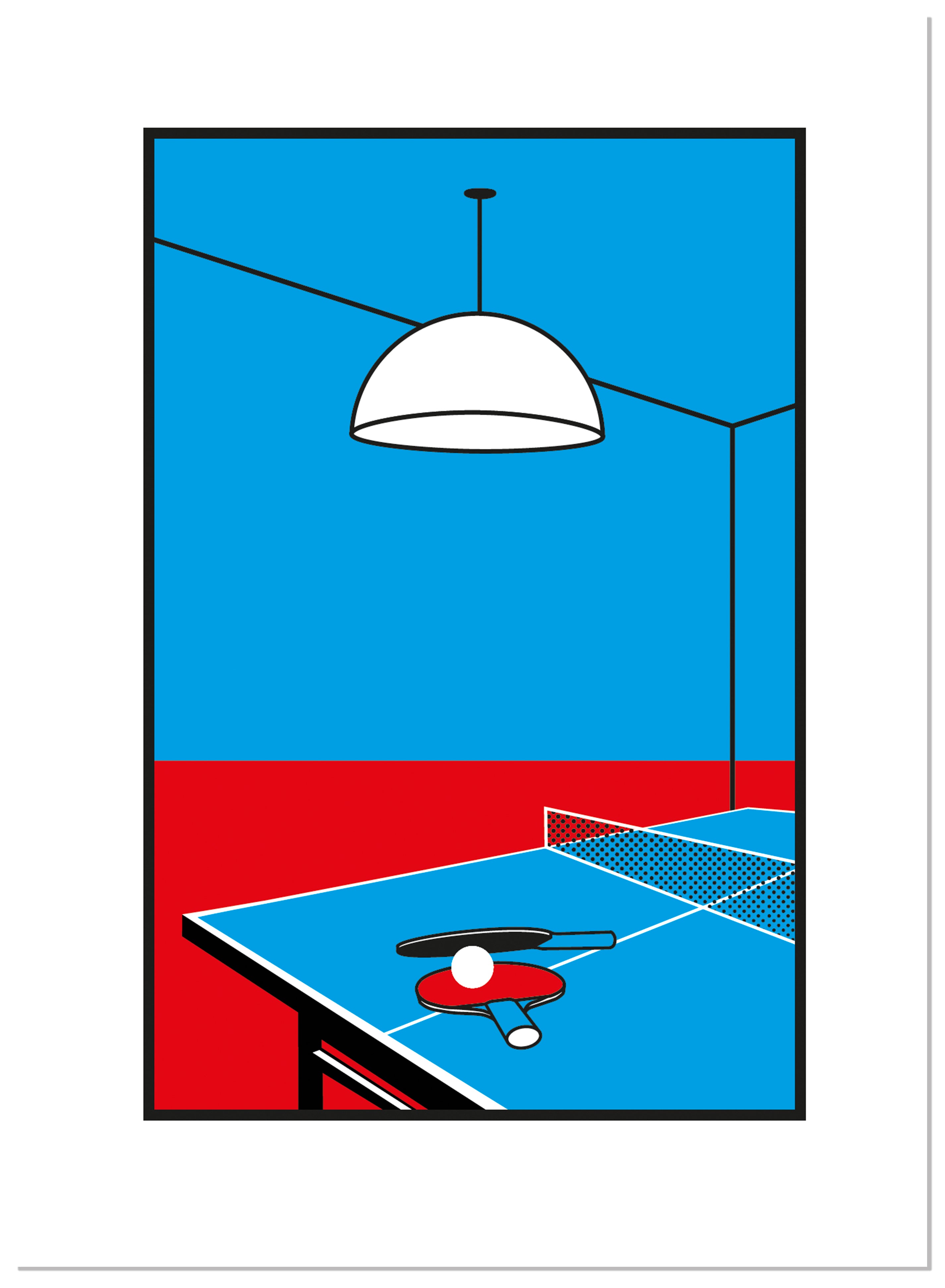 "Ping Pong" is a exciting new Open Edition Print exclusively available at Bravespears