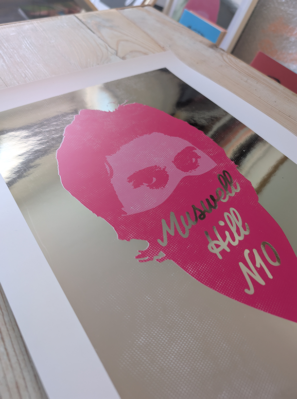Muswell Hill Silver Foiled Print - Feat. Ray Davies of The Kinks