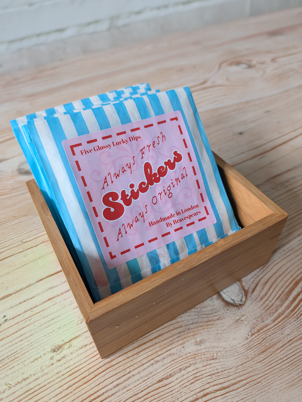 Sticker Pack - Lucky Dip of Bravespears Art (5 glossies)