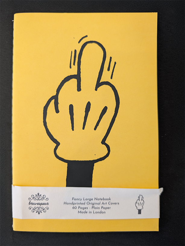 Large Notebooks/Various Designs lined paper and Hand Printed Covers