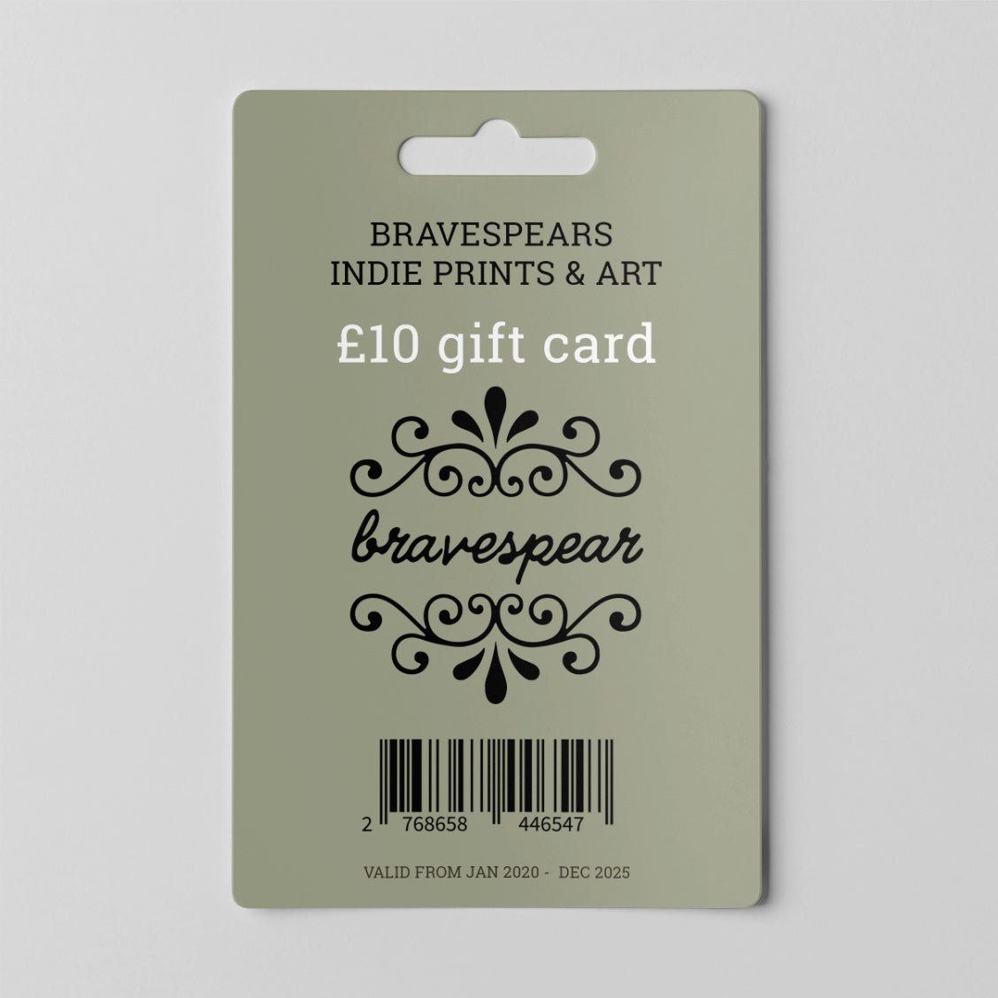 Gift Cards from Bravespears