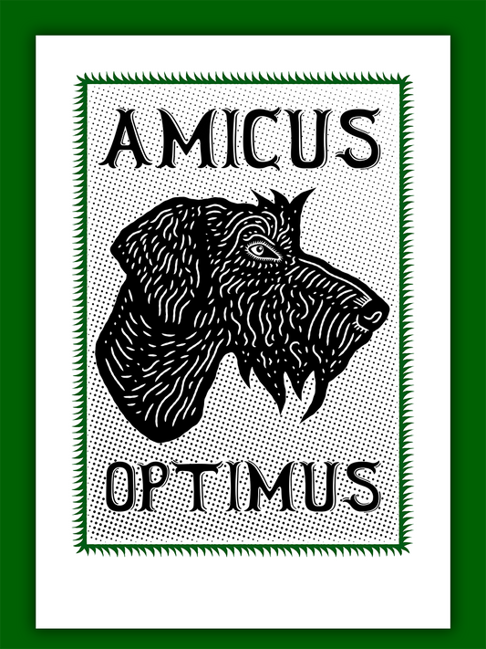 Amicus Optimus - Limited edition print - 50 x 35 cm