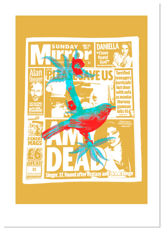 "Amy Dead" - Exclusive Open Edition Print - By Gerard McDonagh