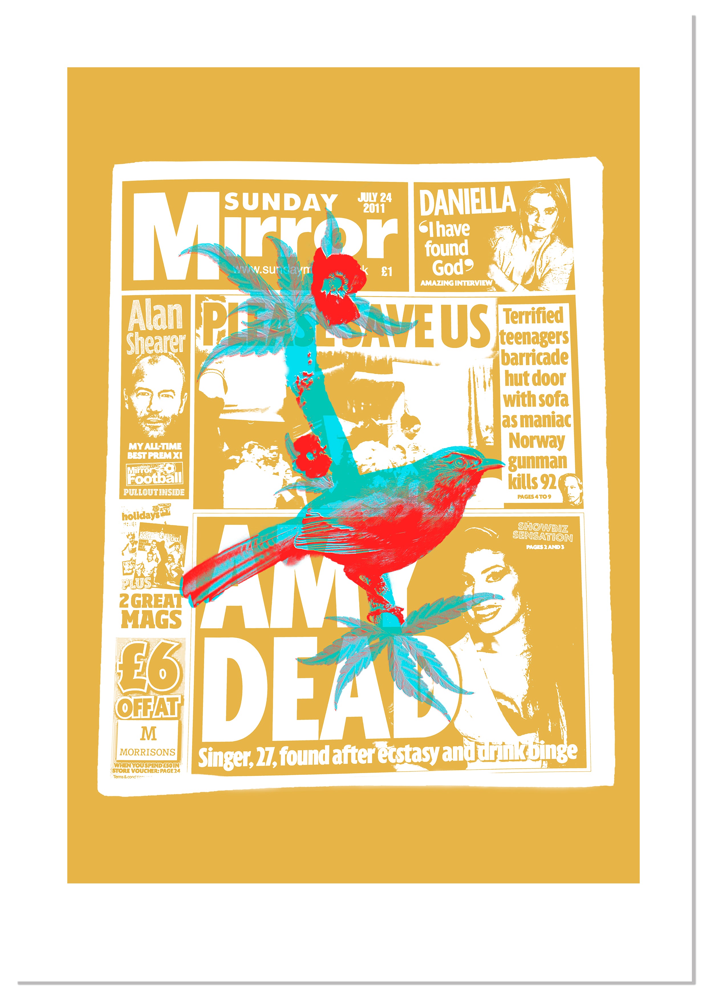 Amy Dead Open Edition Giclée Print Bravespears Unframed