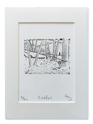 Coldfall - An Original Silk Screen Print by Gerard McDonagh