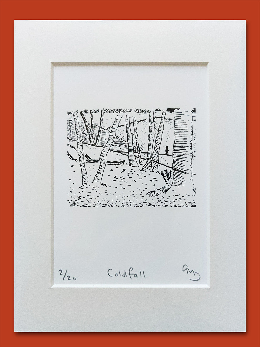 Coldfall - An Original Silk Screen Print by Gerard McDonagh