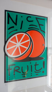 Nice Fruit - A Framed and Original One-off Artwork from Bravespears