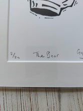 Load image into Gallery viewer, The Bear - An Original Silk Screen Print by Gerard McDonagh / Bravespear