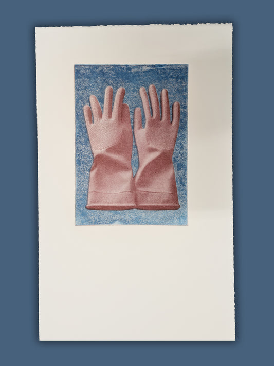 Gloves - Limited edition Intaglio Print (Pre-Order)