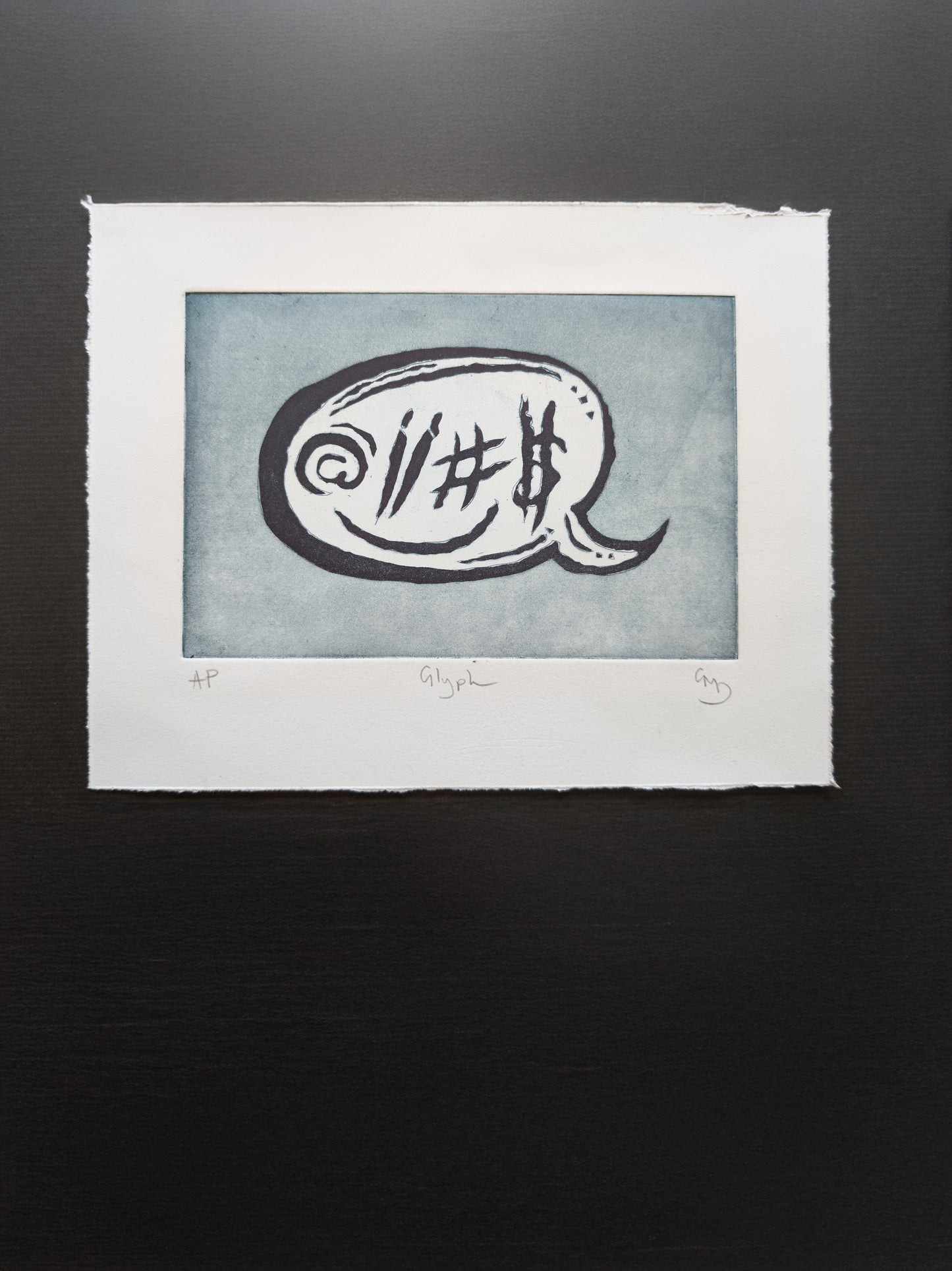 Glyph - Limited edition Intaglio Print