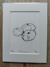 Load image into Gallery viewer, Unique variations in each hand-pulled print - &#39;Satsumas&#39; - a collector&#39;s delight.