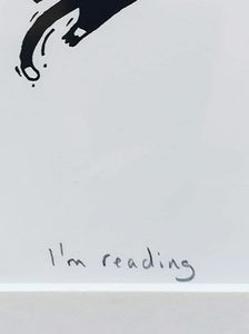 I’m Reading - An Original Limited Edition Silk Screen Print by Gerard McDonagh / Bravespear