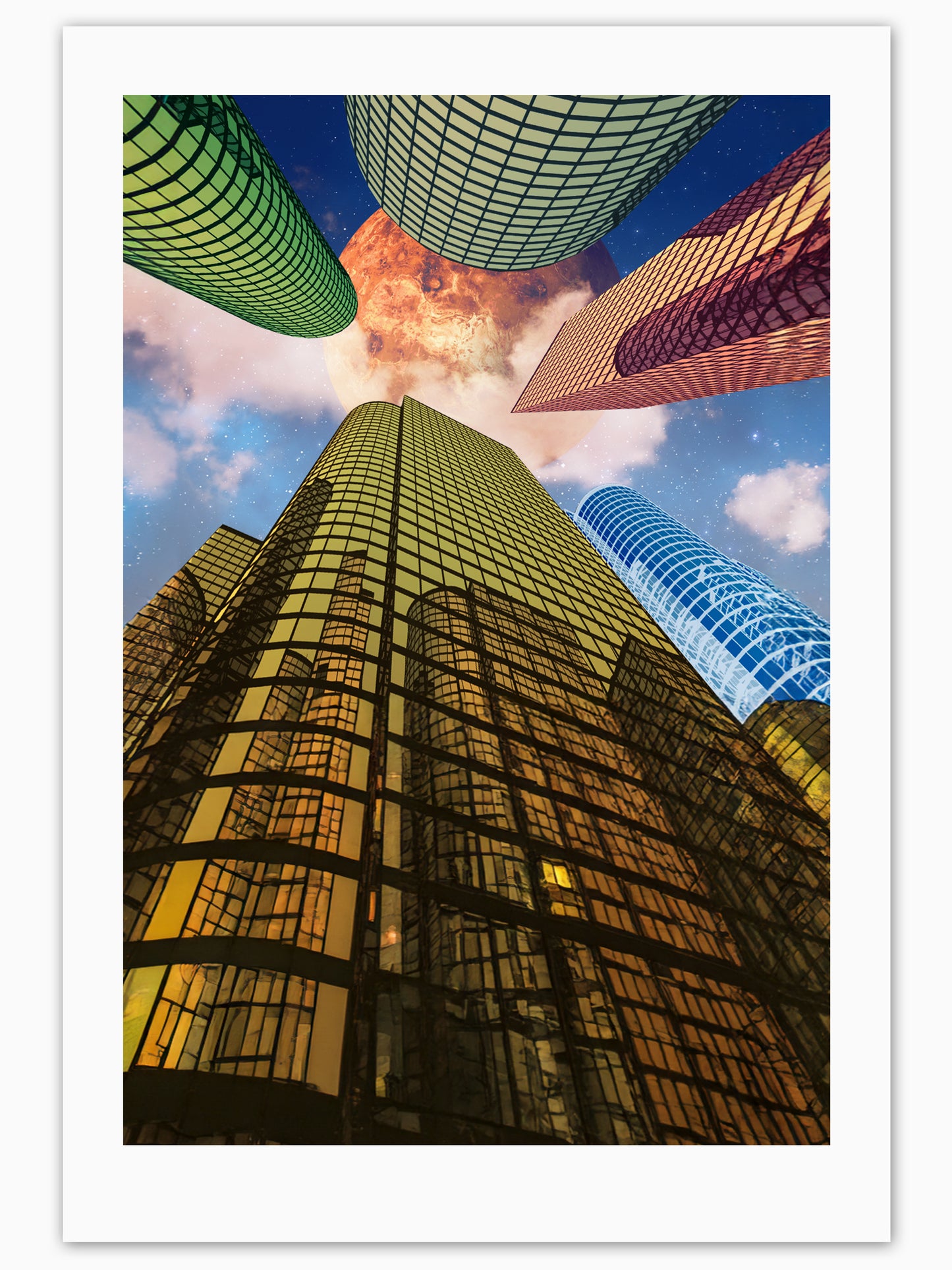 "Towers" - An Open Edition Art Print - By Gerard McDonagh