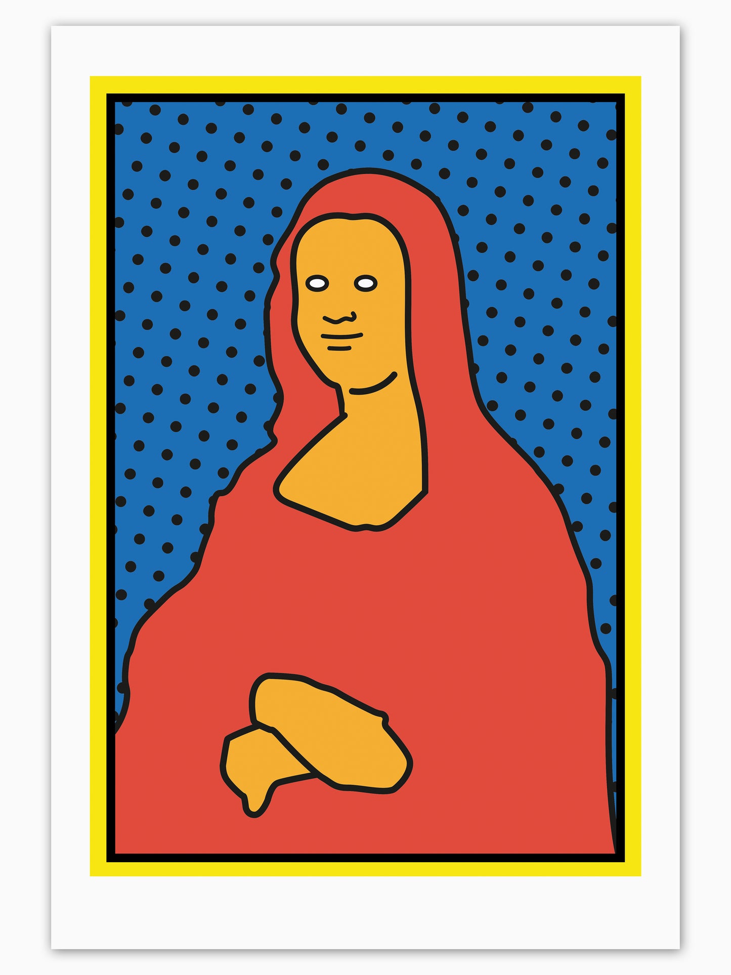 "Mona" - Beautiful Open Edition Pop Art Print - By Gerard McDonagh