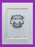 My Hero - An Original Silk Screen Print by Gerard McDonagh / Bravespear