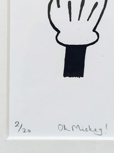 Oh Mickey! - An Original Silk Screen Print by Gerard McDonagh / Bravespear
