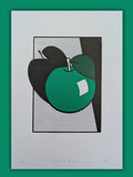Patrick’s Apple green and black pop art screen print by Gerard McDonagh – limited edition of 7

Hand-pulled screen print Patrick’s Apple – collectible contemporary pop art