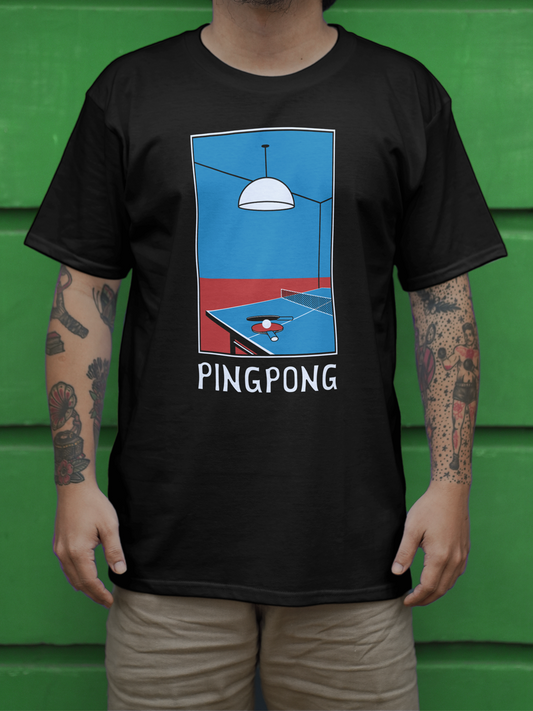 Ping Pong - An exclusive  Bravespears Art Print T-shirt