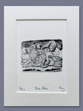 The Rec - An Original Hand Made Silk Screen Print by Gerard McDonagh / Bravespear